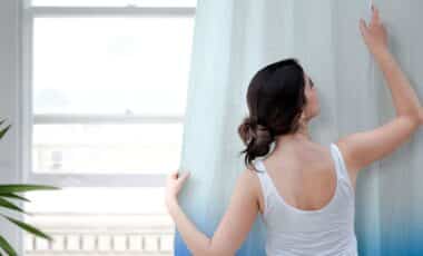 This Simple Japanese Method Makes Wrinkled Curtains Look Brand New