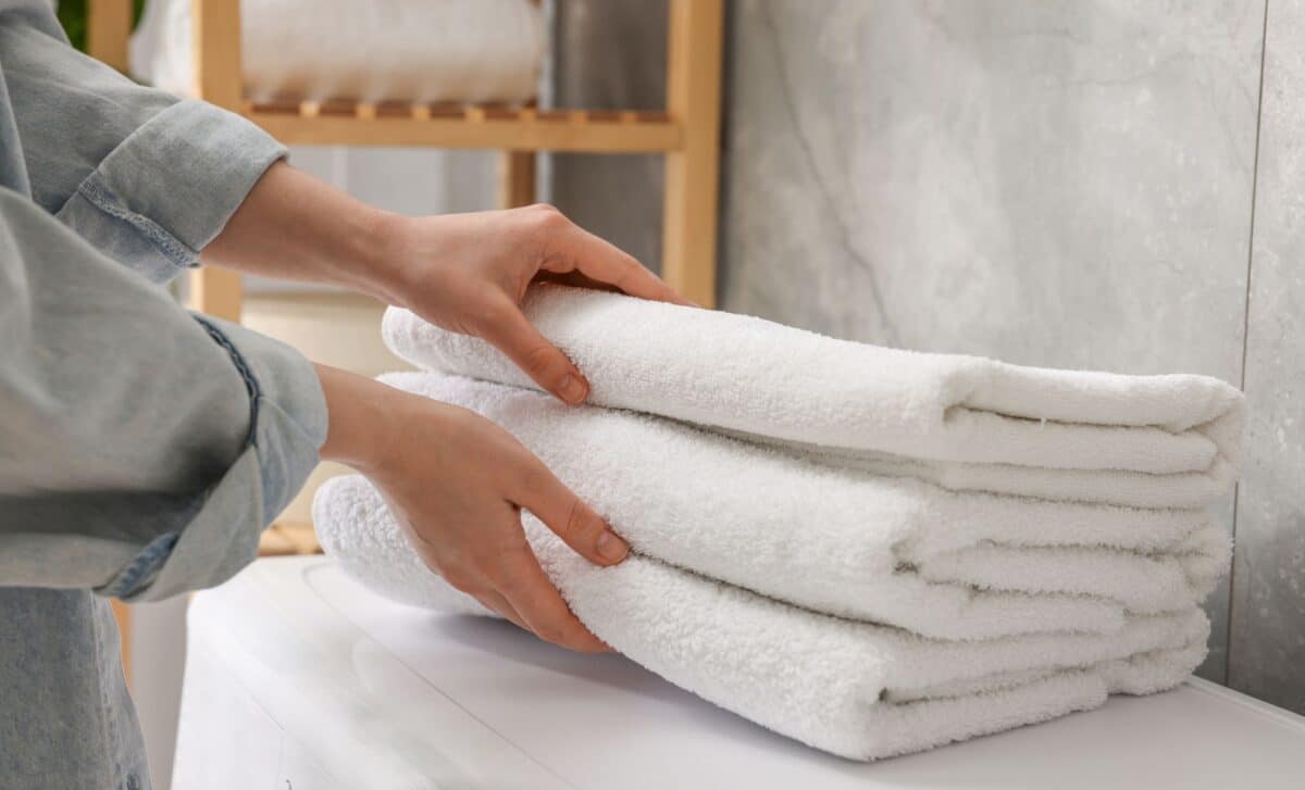 Are Your Towels Feeling Rough This Under $3 Household Staple Could Make Them Soft Again